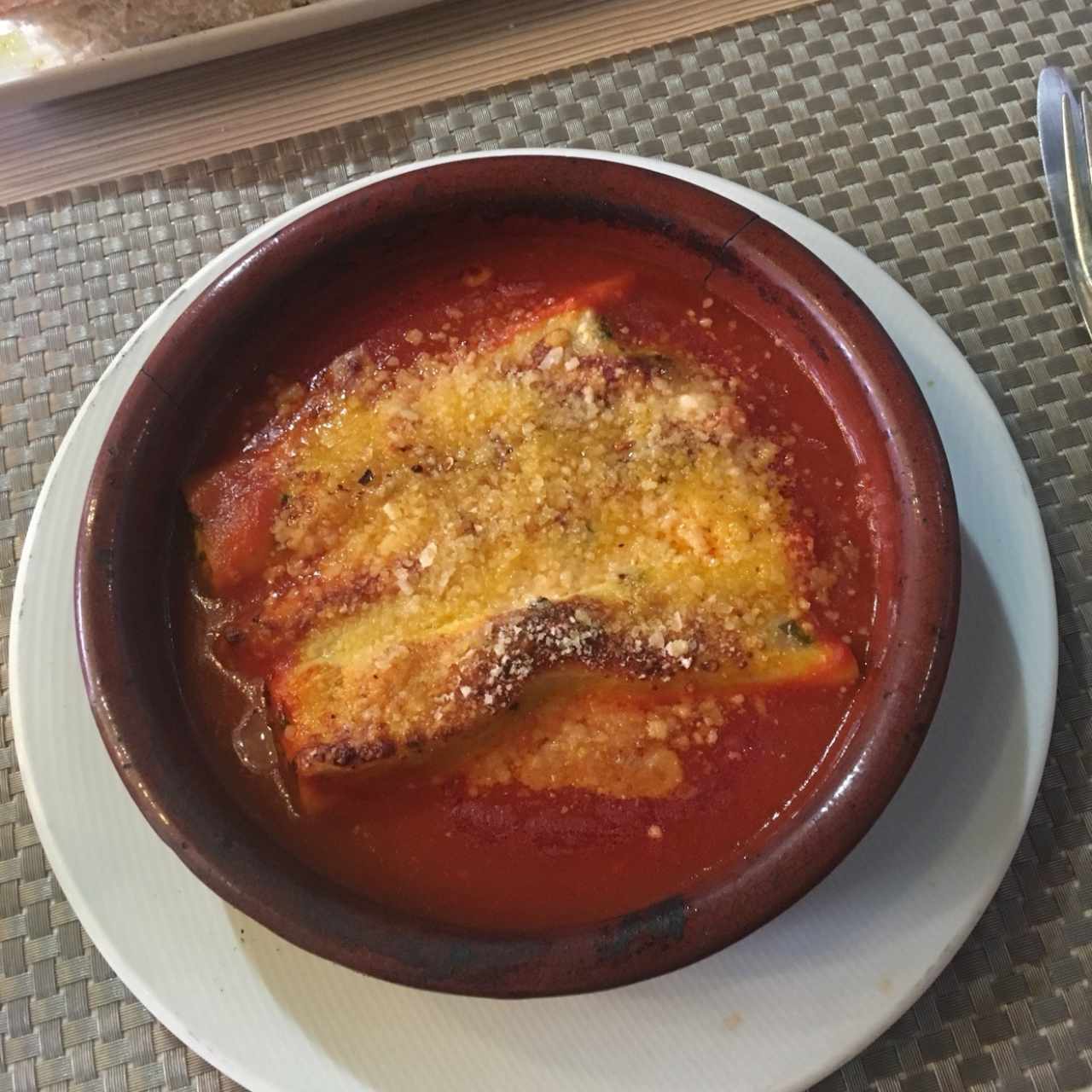 Canelones de ricotta y espinaca 