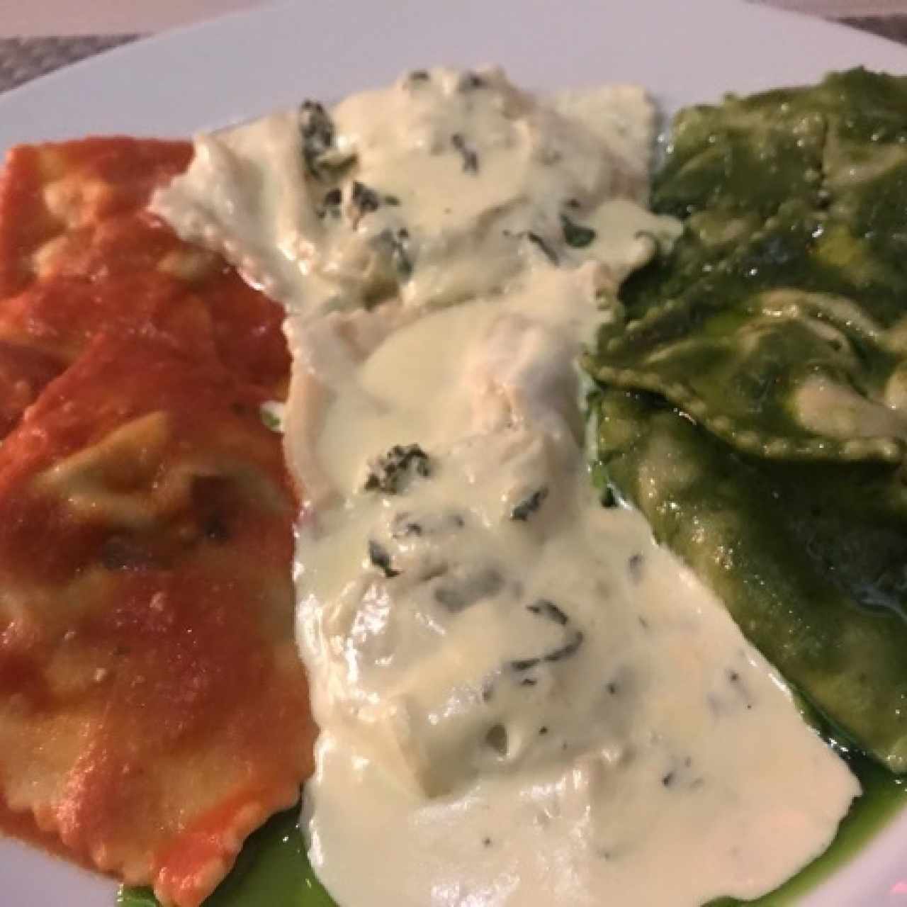 trio de pastas 