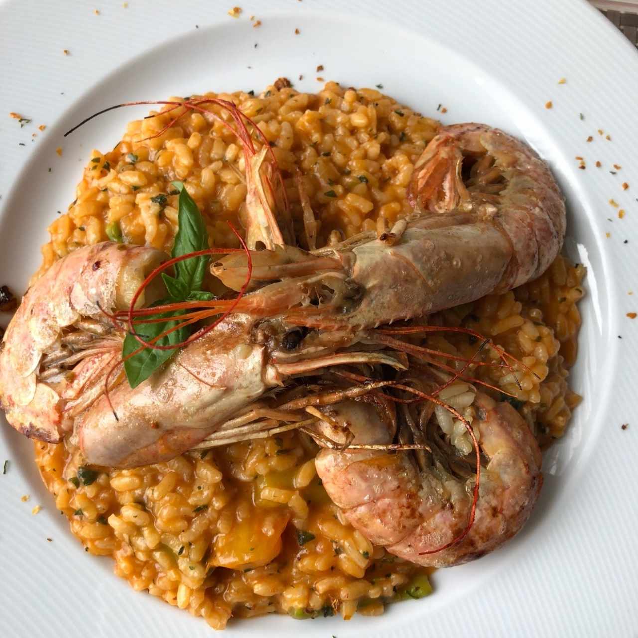 risotto de langostino