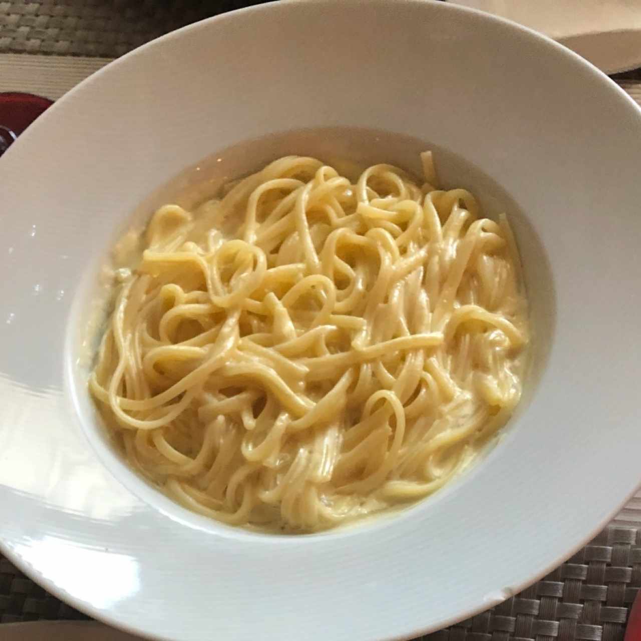 pasta en salsa blanca 