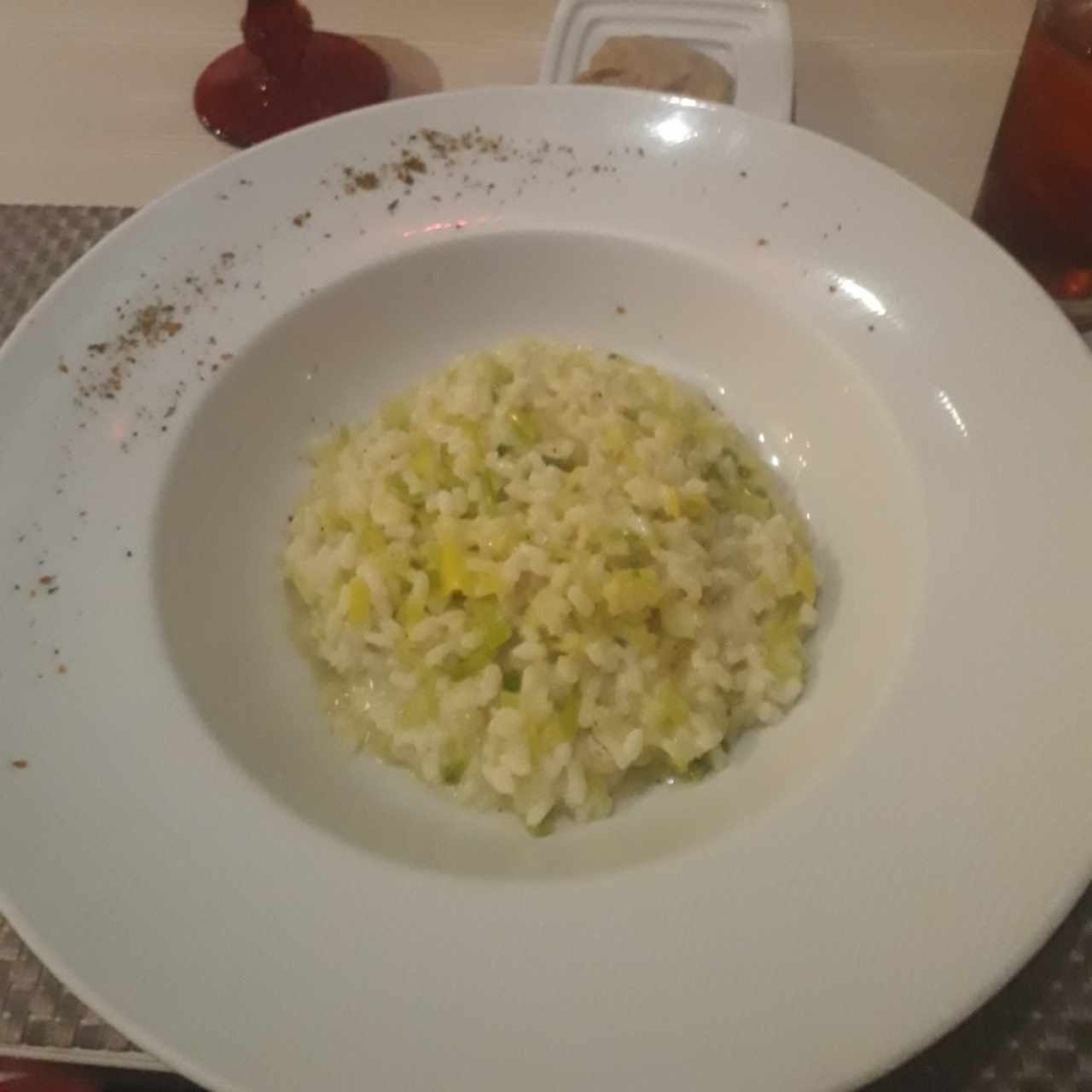 Risotto de puerros