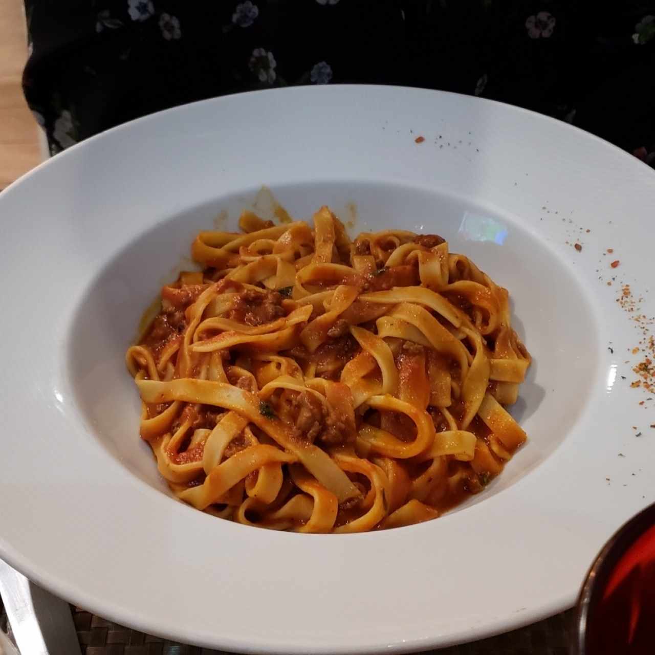 Fetuccini Bolognesa