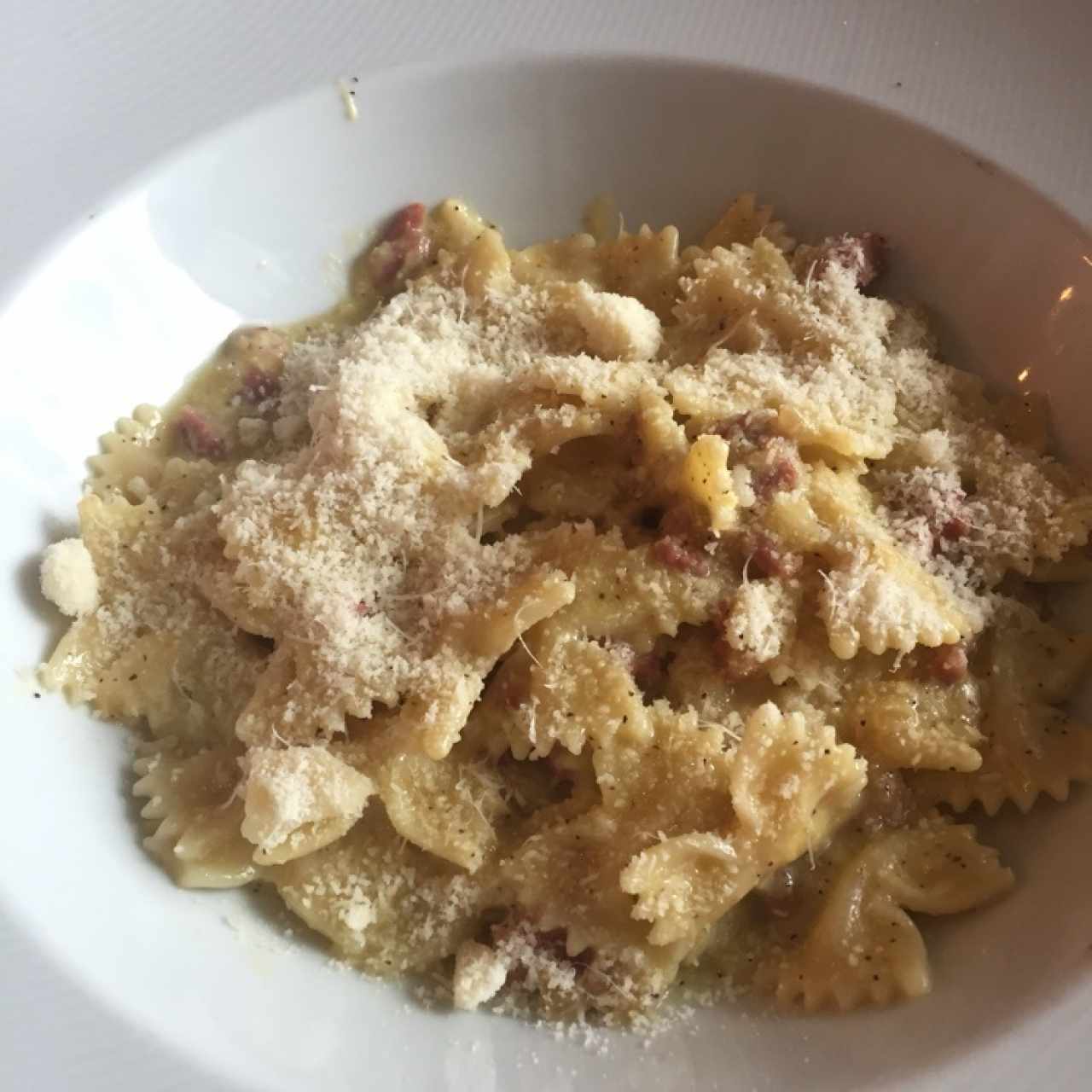 pasta a la carbonara