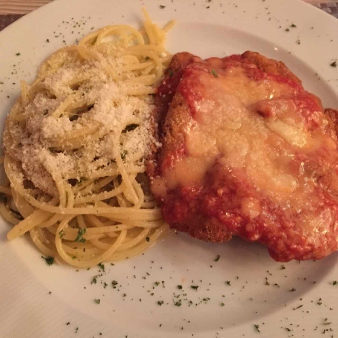 Secondi piatti - Pollo alla parmigiana