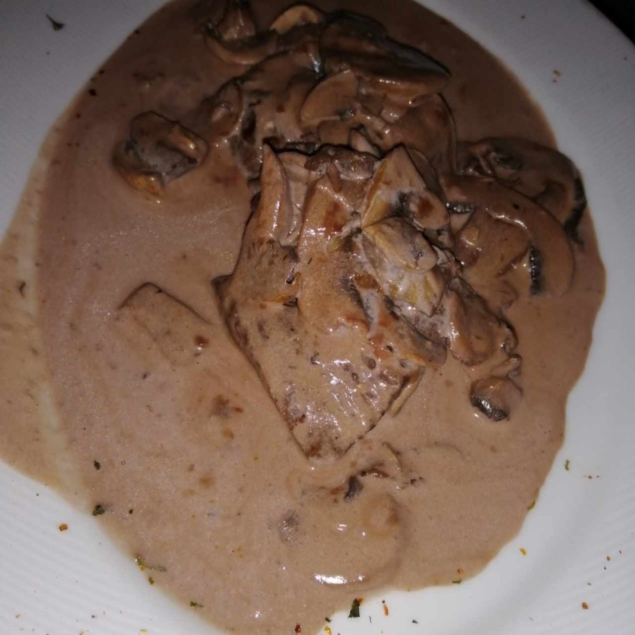 Filete de res al vino