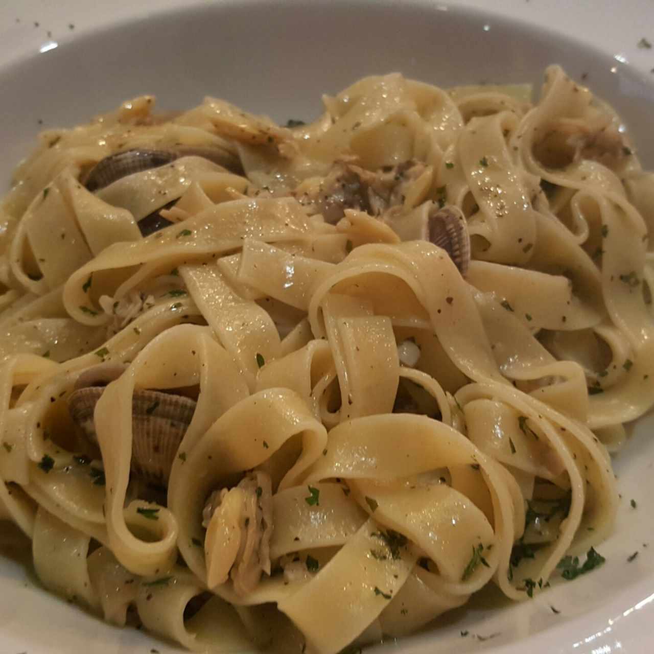 Fetuccini vongole