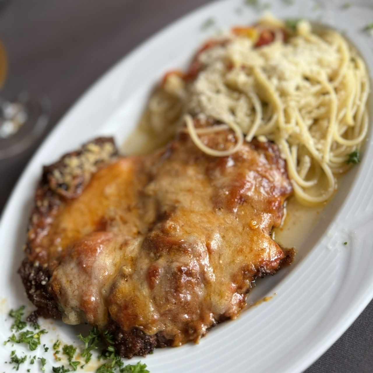 Carnes - Milanesa Pollo Parmigiana