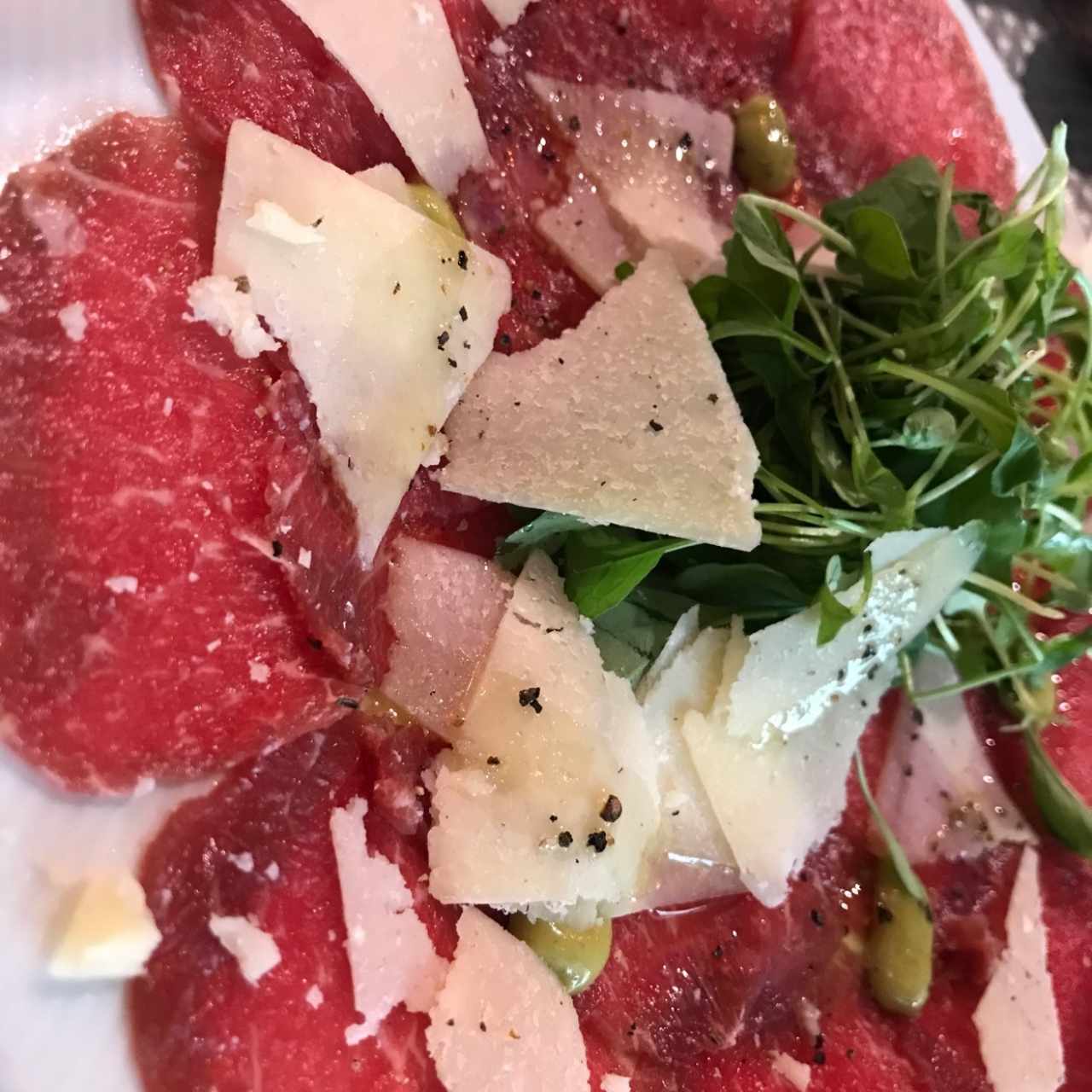 carpaccio de res