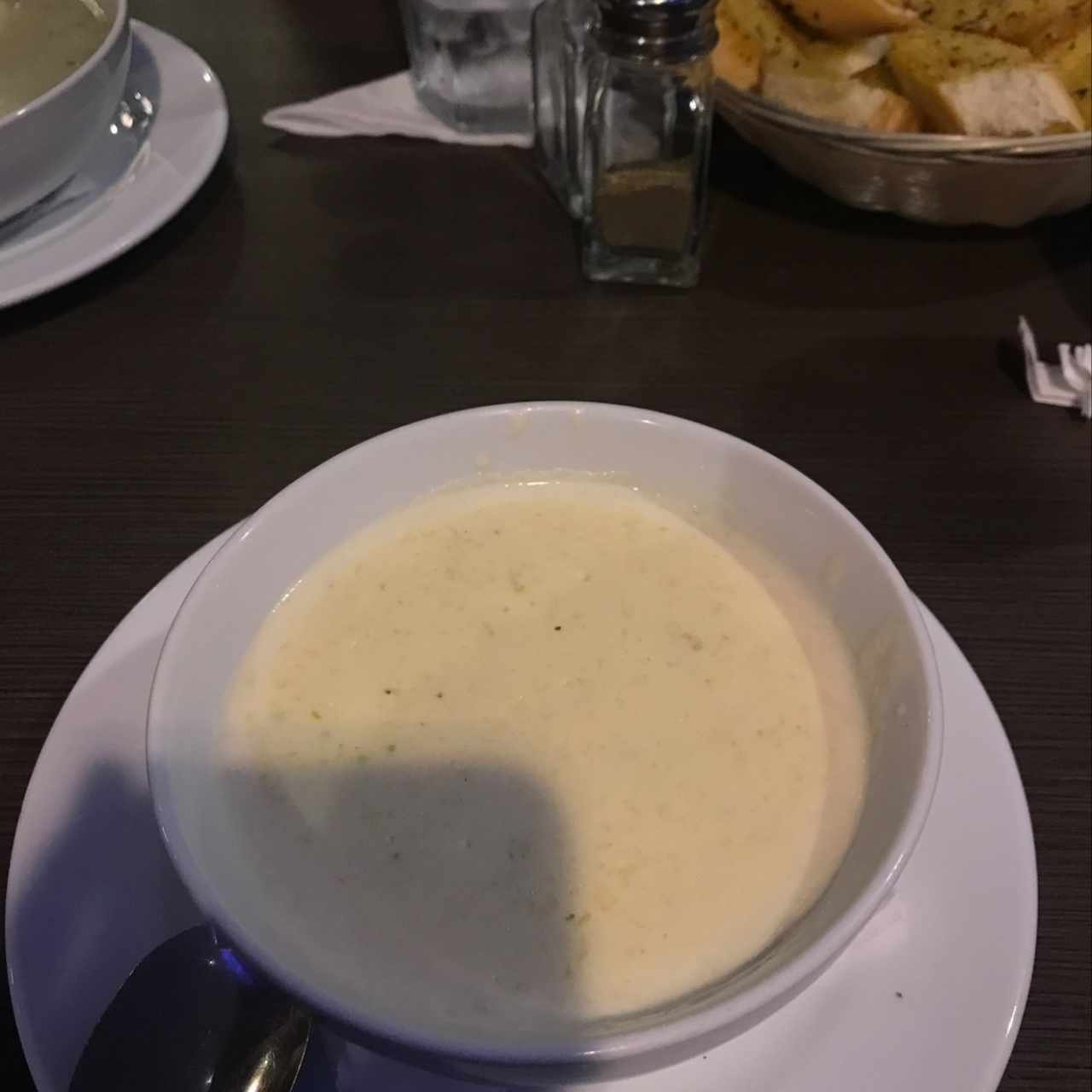 crema de mariscos