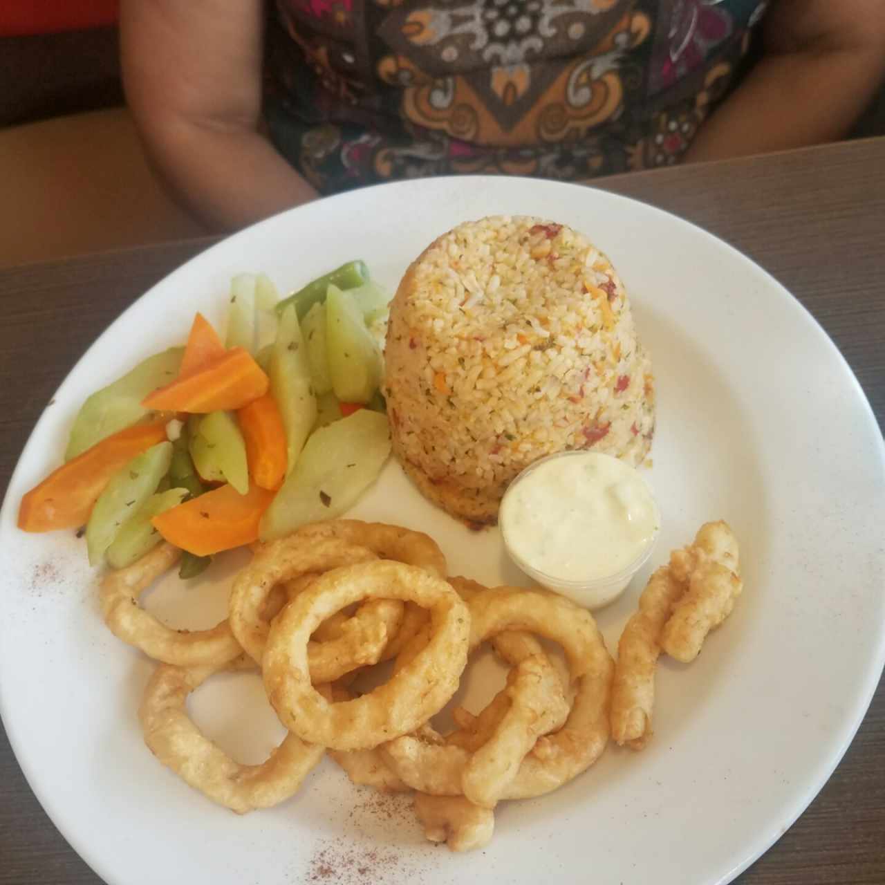 Menú del día-Calamares apanados