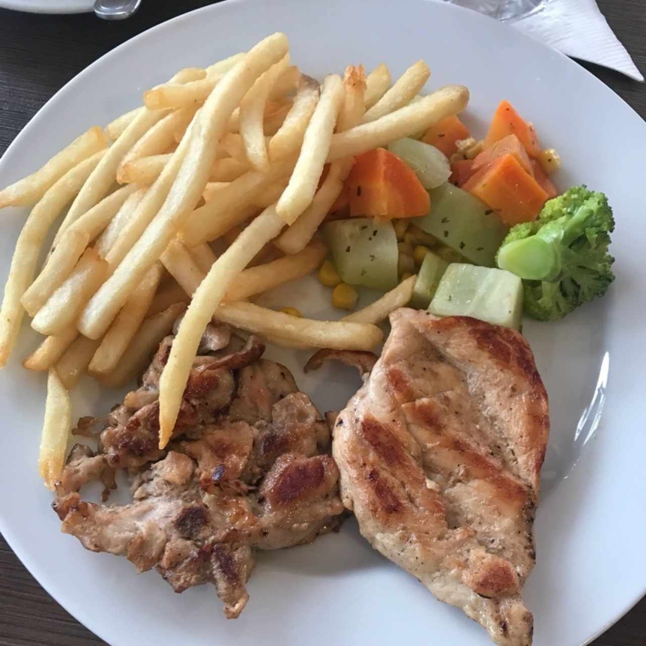 pollo deshuesado a la plancha