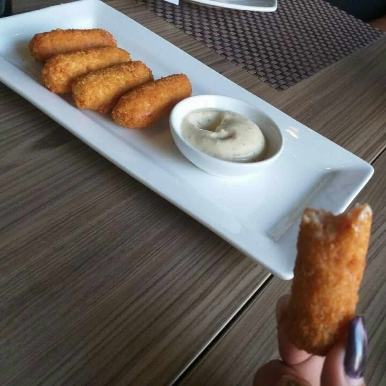 Croqueta de cangrejo