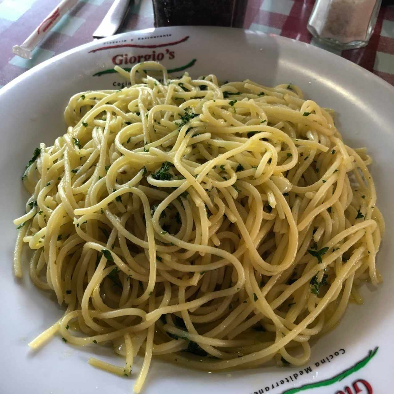 Espaguetti al Oleo