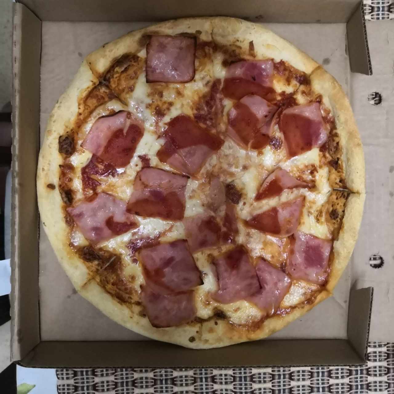 pizza de jamón