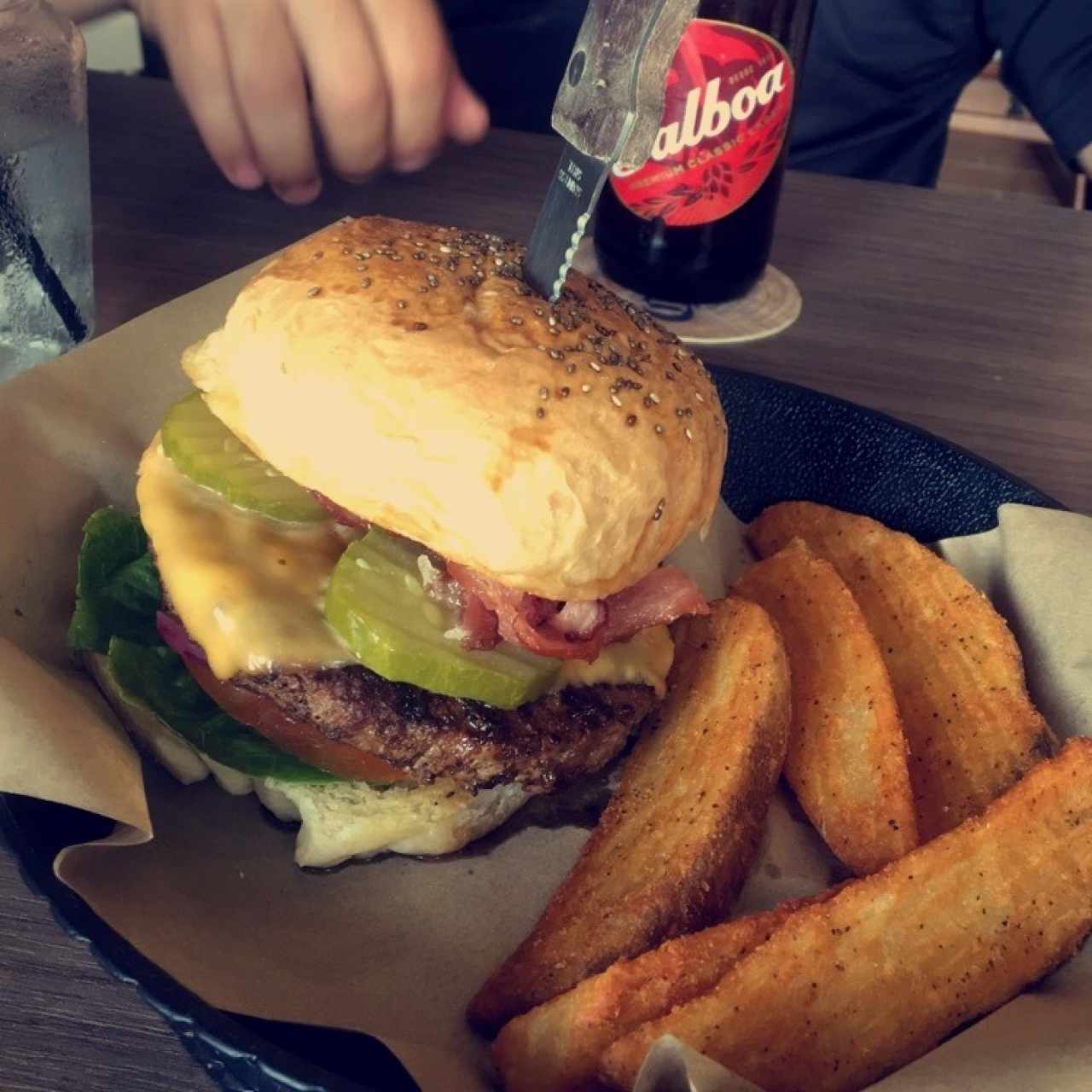 American burger