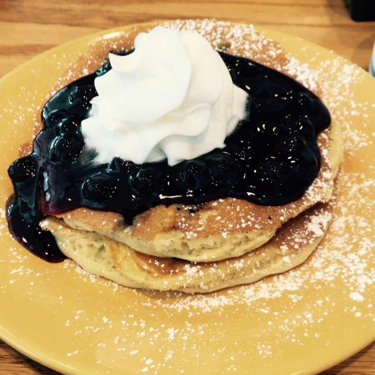 Pancakes con blueberry 