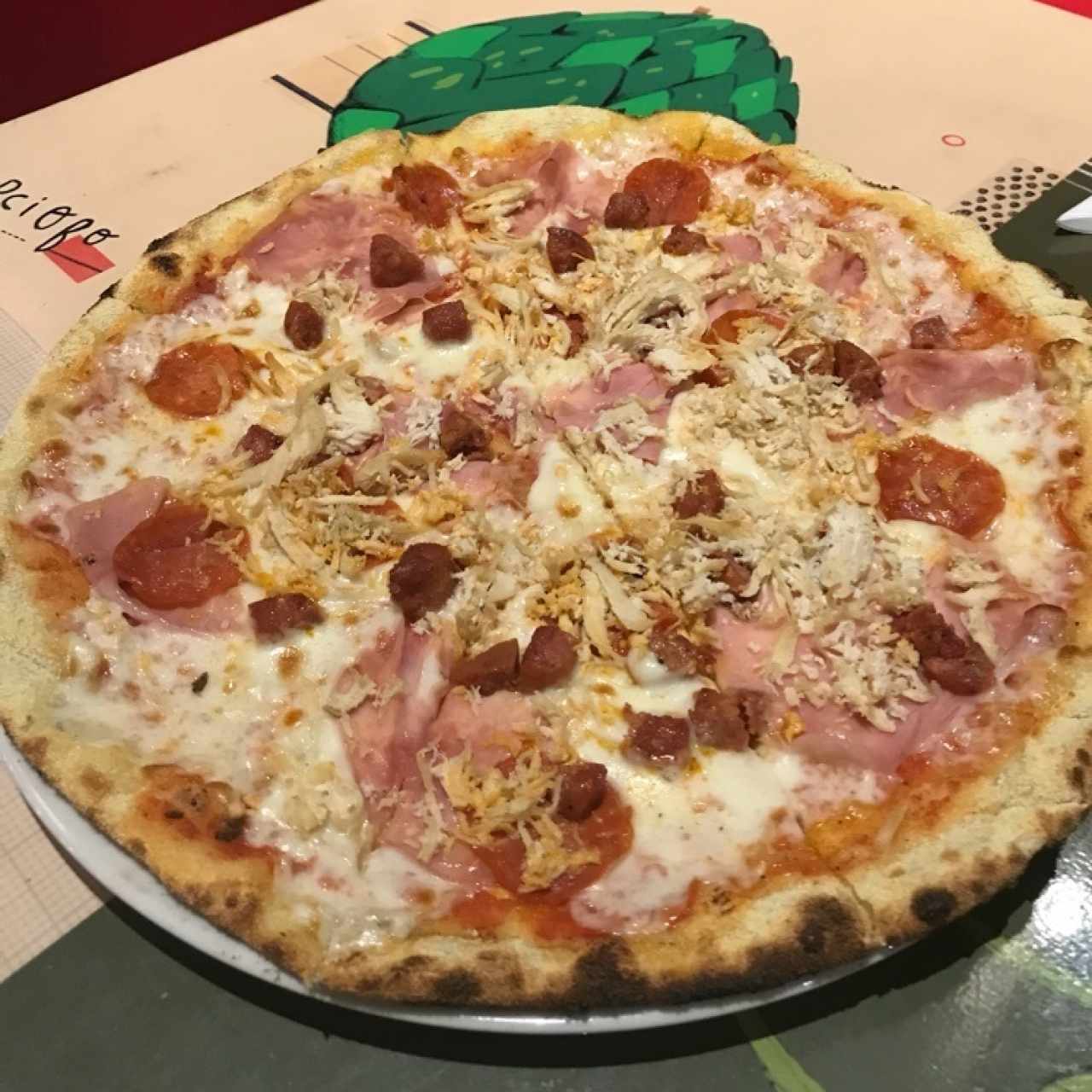 Pizza de Carne y Peperoni