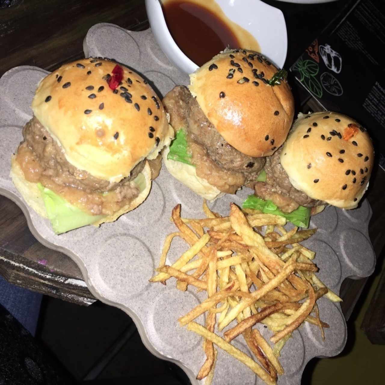 Platos calientes - Petit burgers