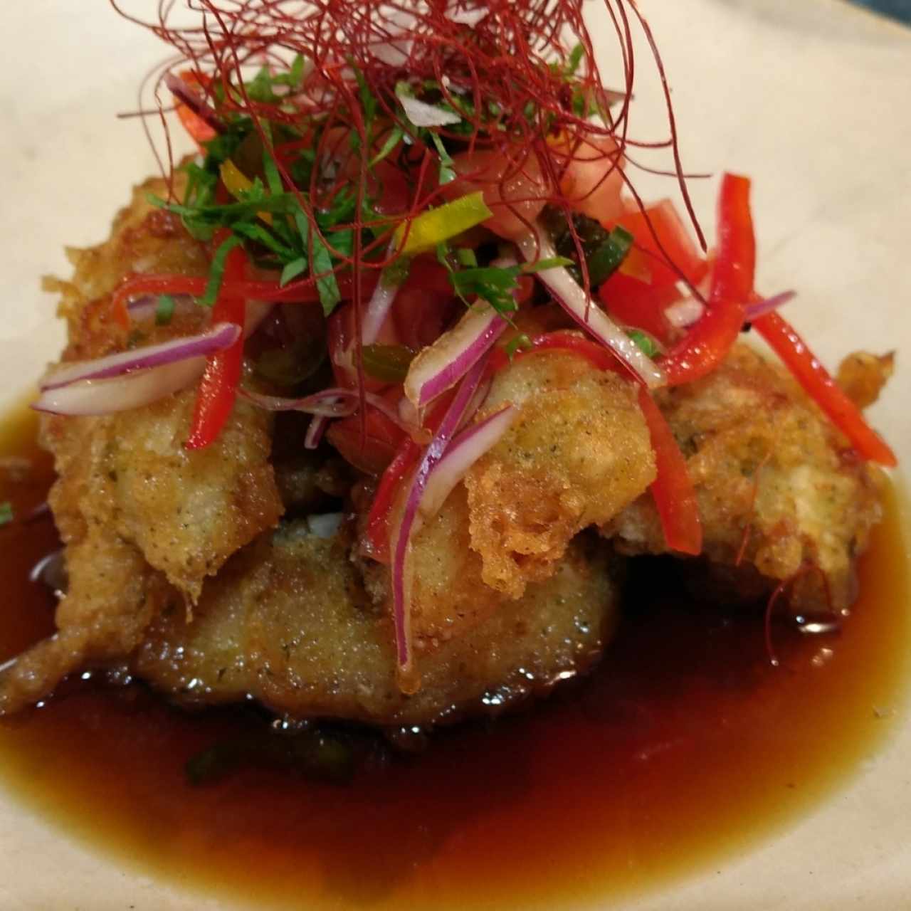 Grouper tempura