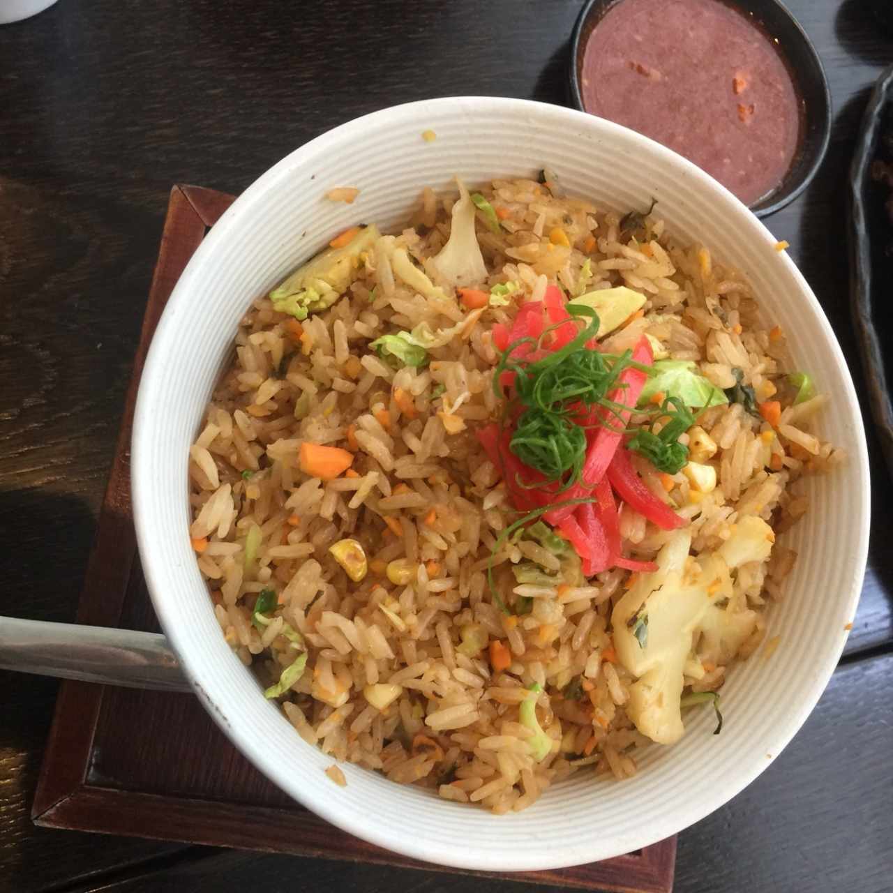 vegetable crispy rice