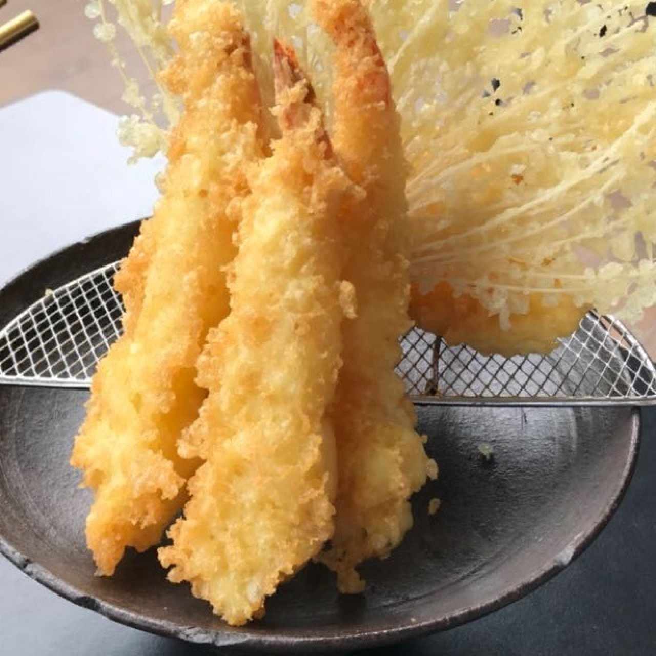 Langostinos Tempura