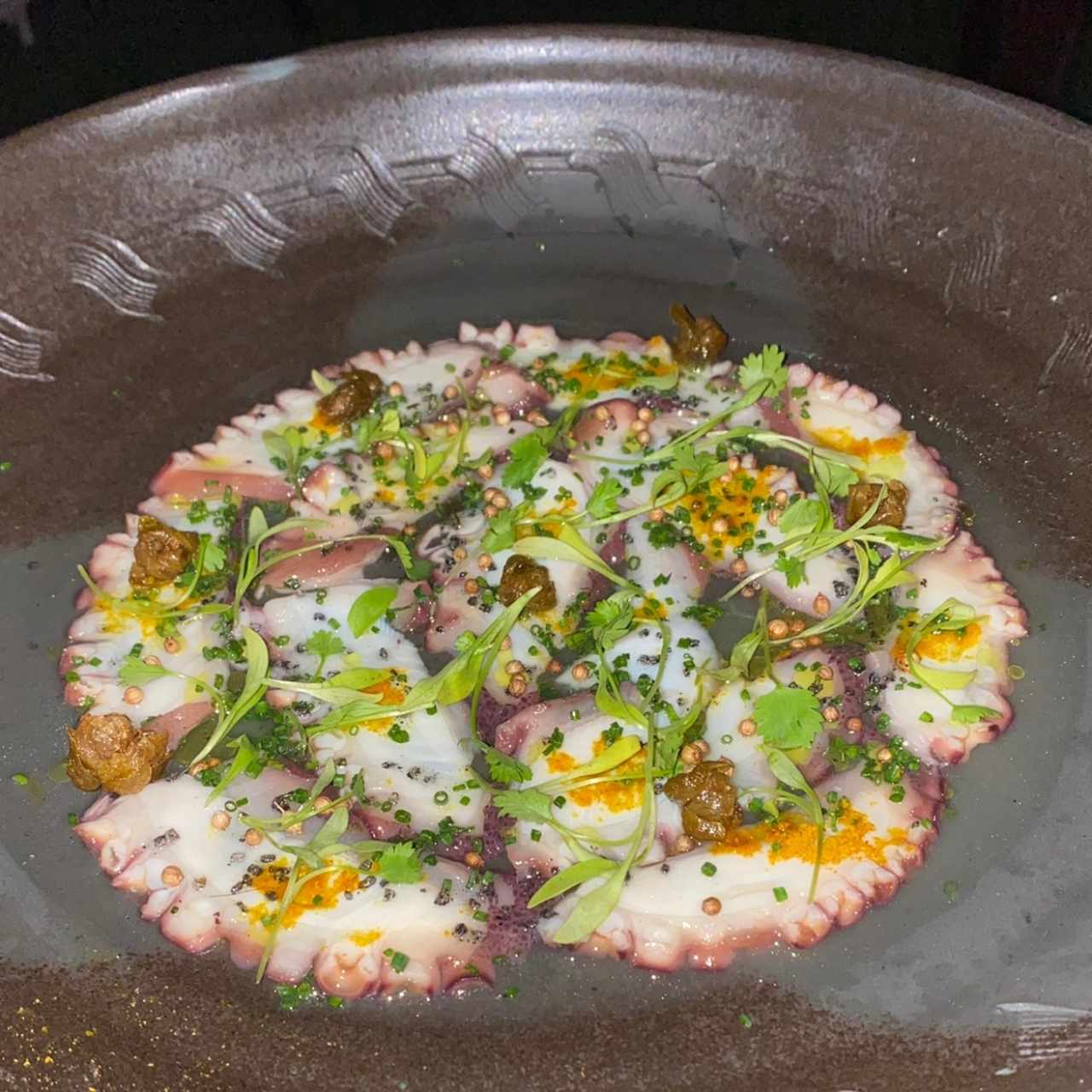 Octopus Carpaccio