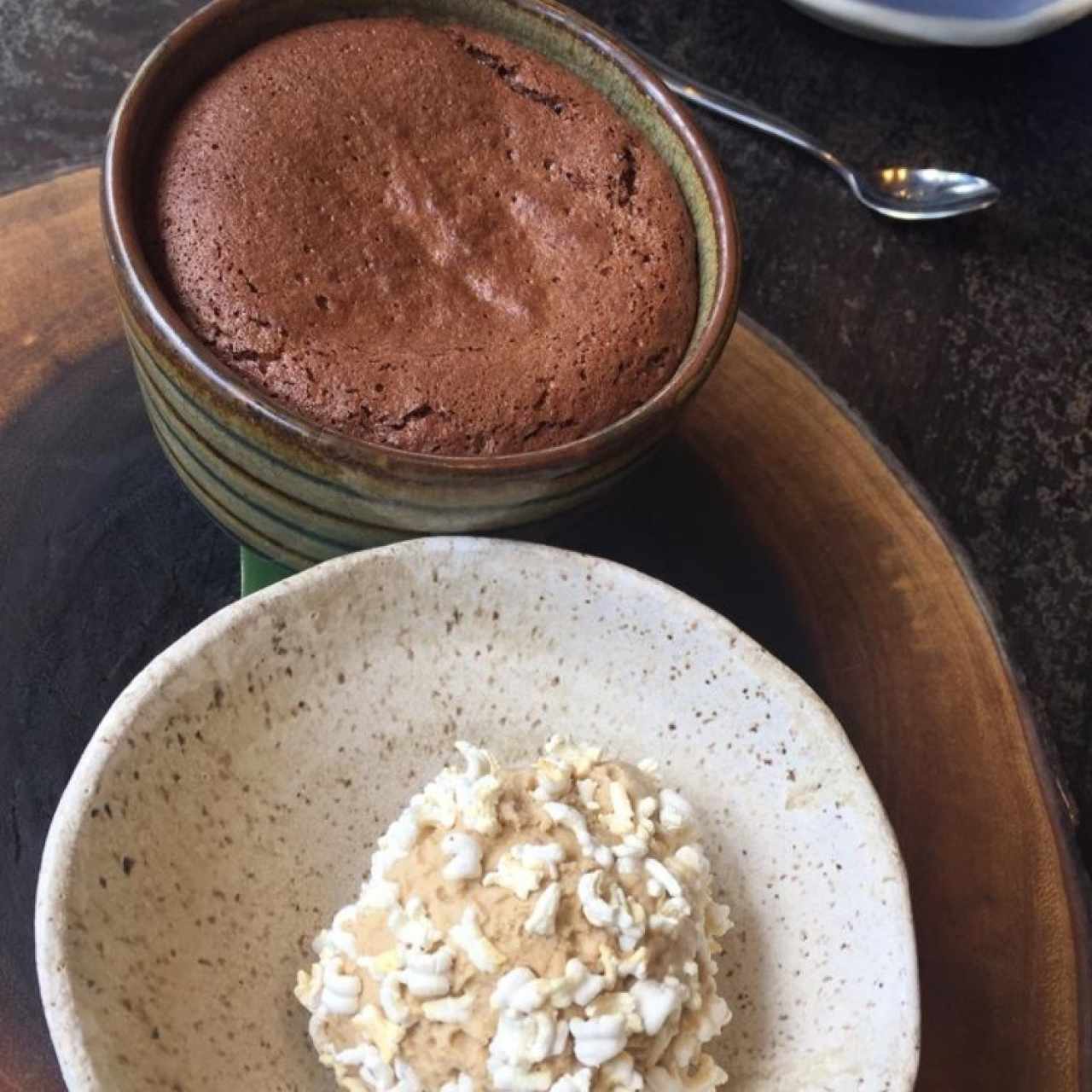 POSTRES - BAKED CHOCOLATE MOUSSE