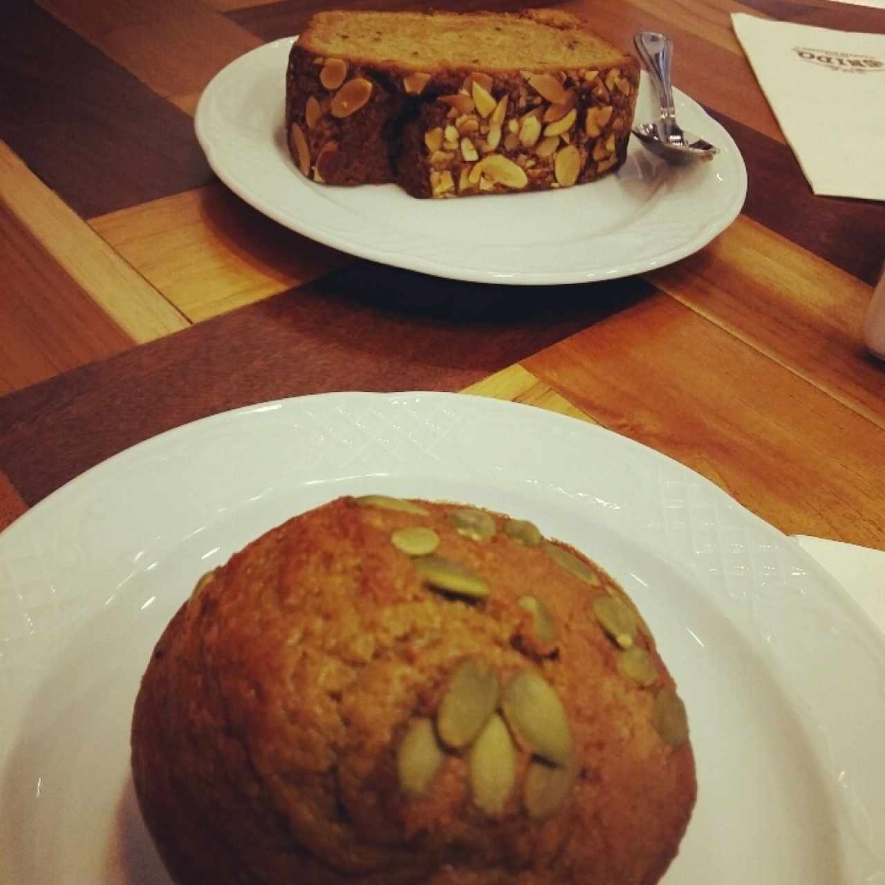 muffin de zapallo y cake de zanahoria 