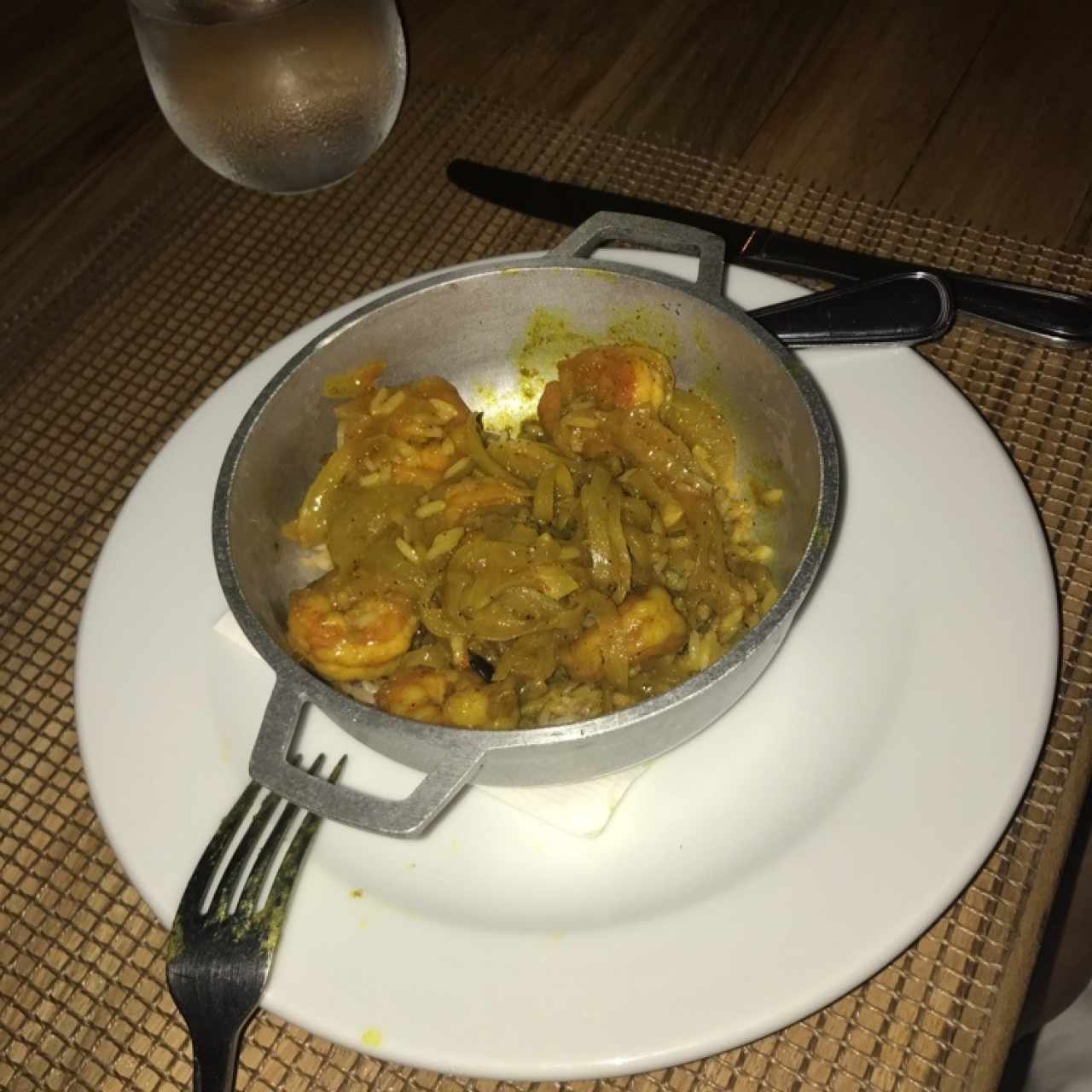 Camarones al Curry