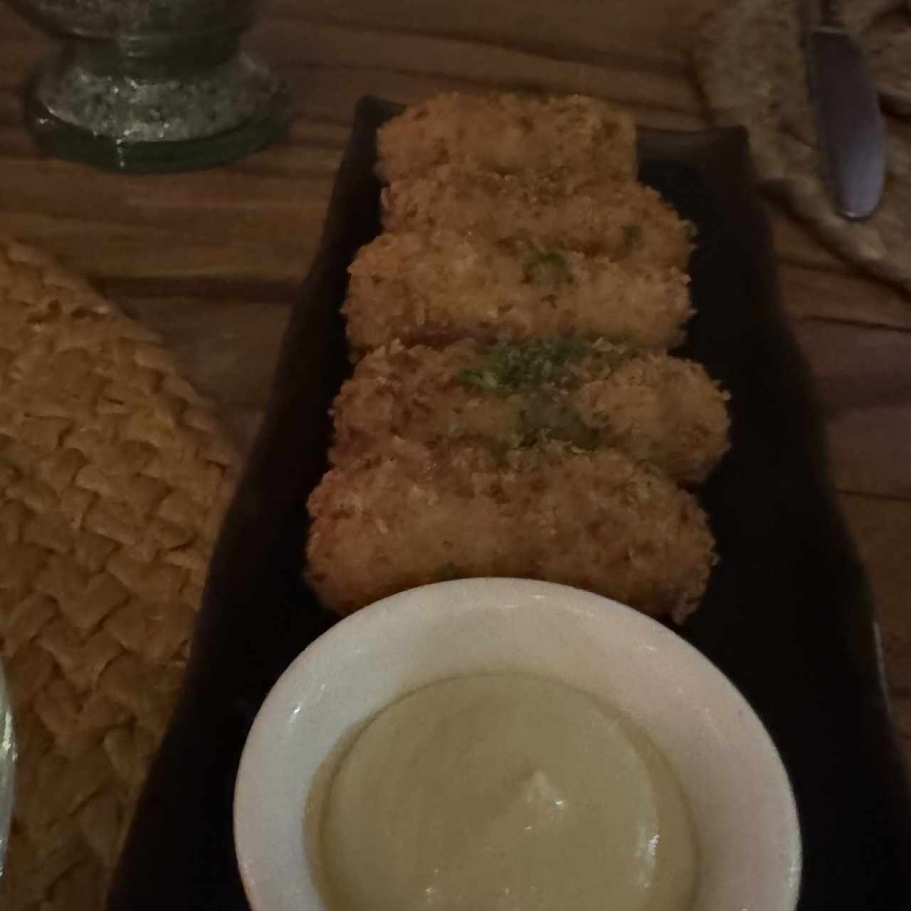 Croquetas cremosas de jamón ibérico de bellota