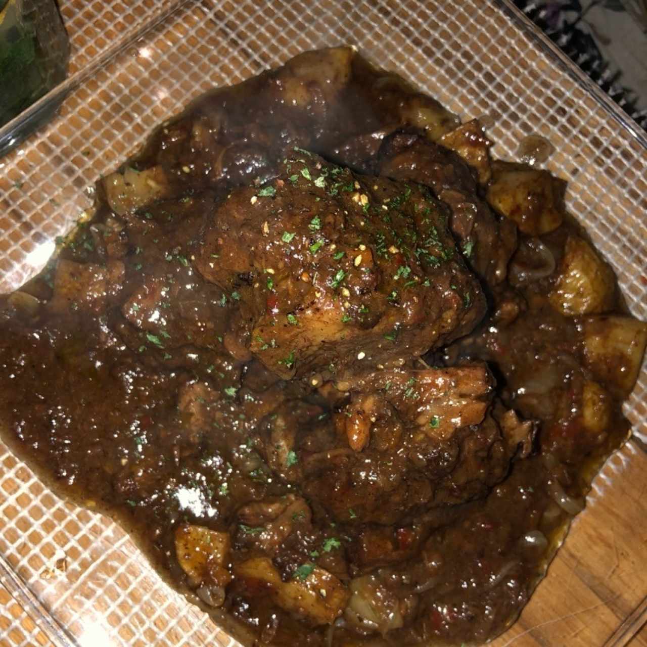 oxtail red wine sauce