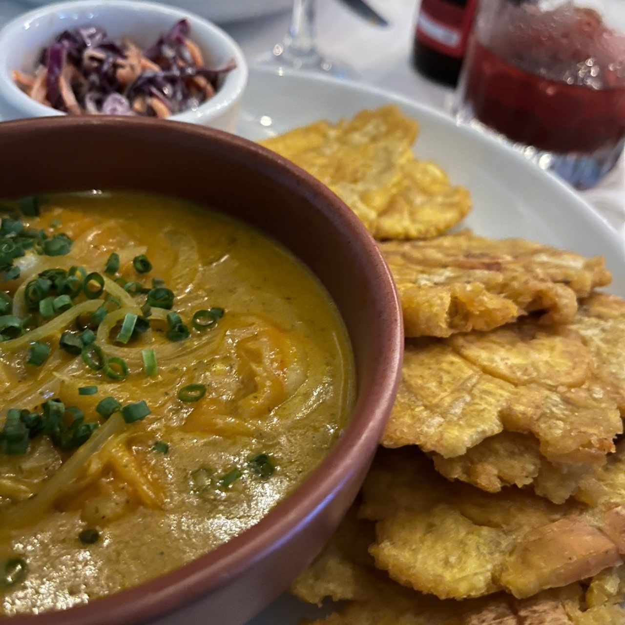 Camarones con Coco y curry