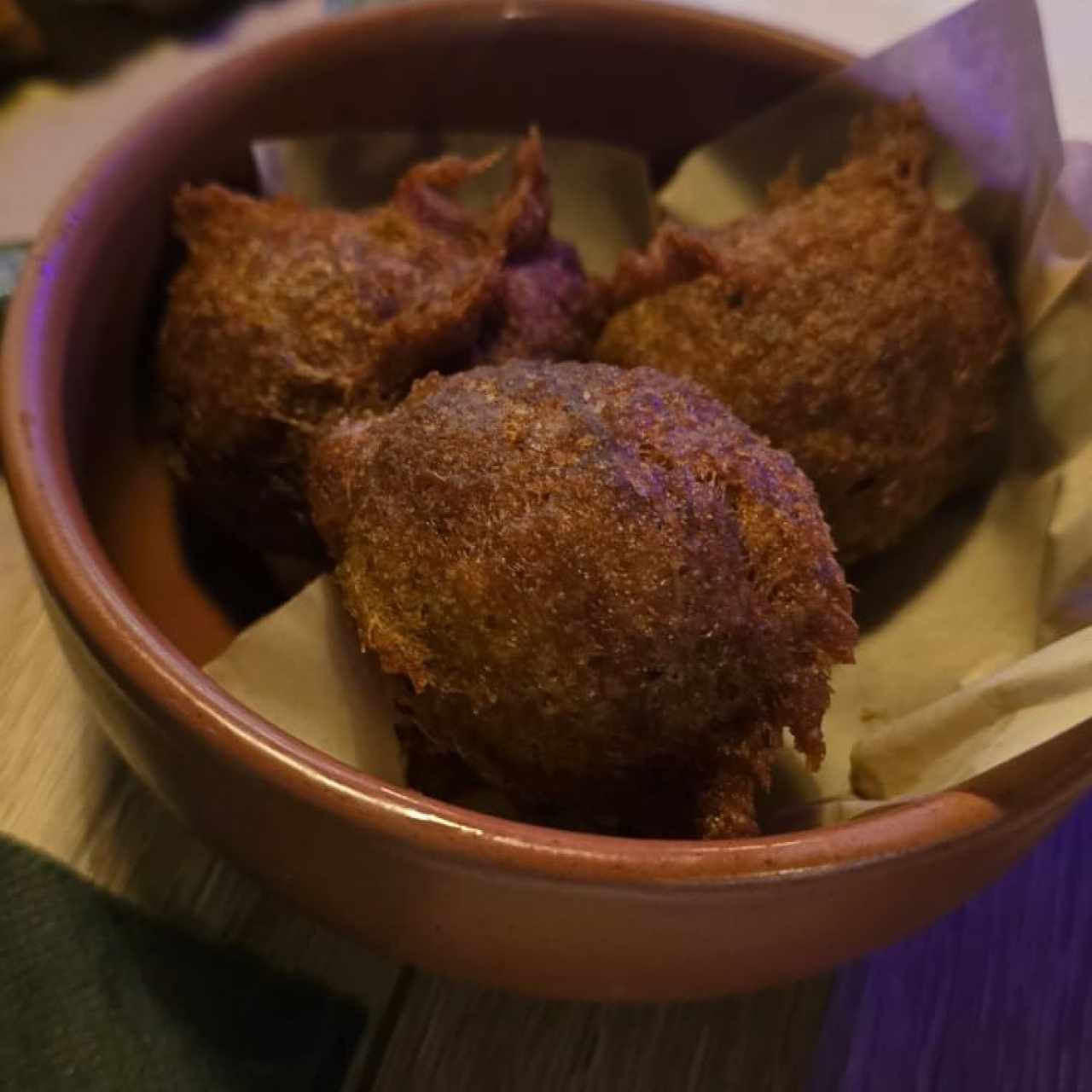 Porciones Pequeñas - Torrejitas de Bacalao