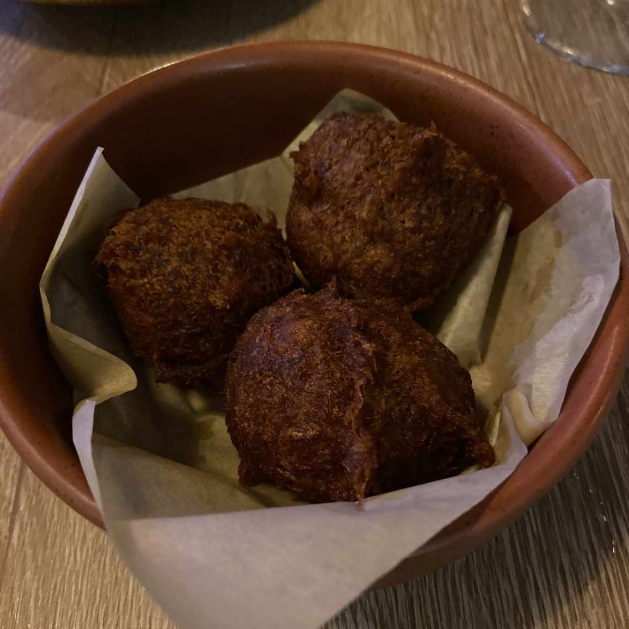 Porciones Pequeñas - Torrejitas de Bacalao