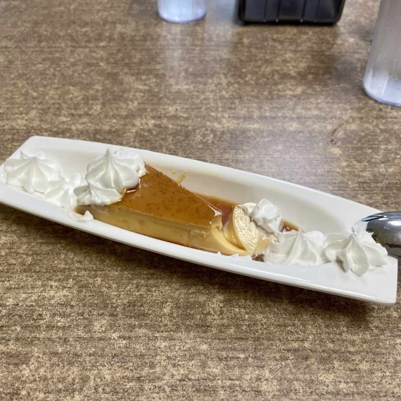 Flan de la casa 
