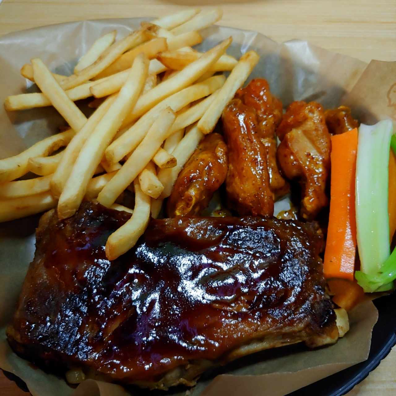 Ribs and Wings Combo
