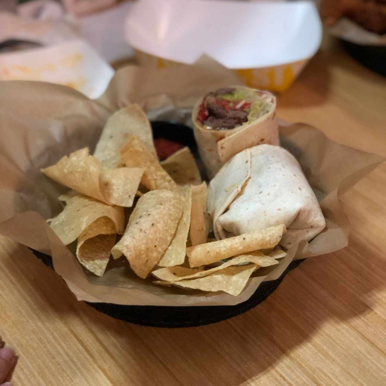 Pepper Jack Steaj Wrap. la carne estaba muy suave y deliciosa