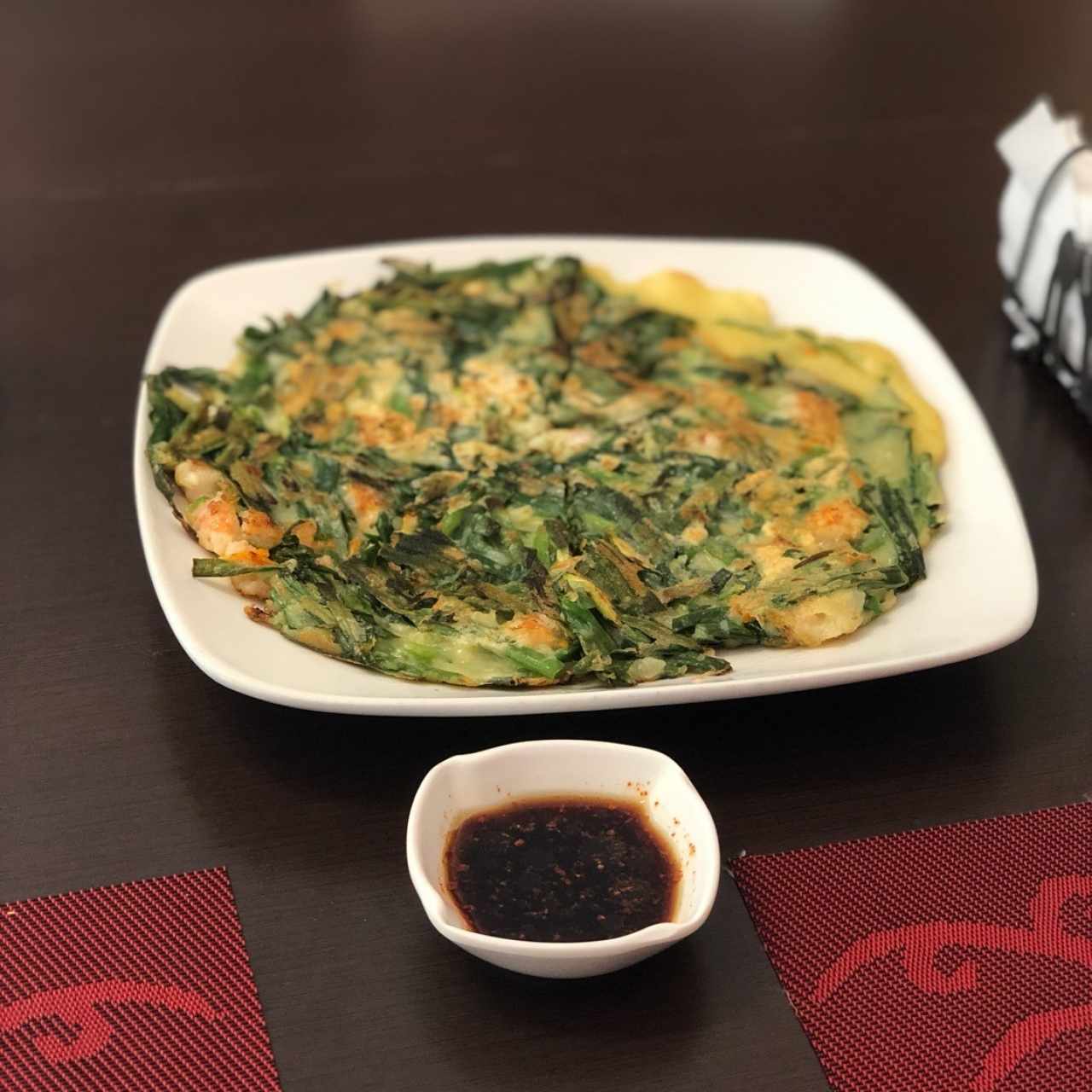 El Pancake Coreano de Marisco. 