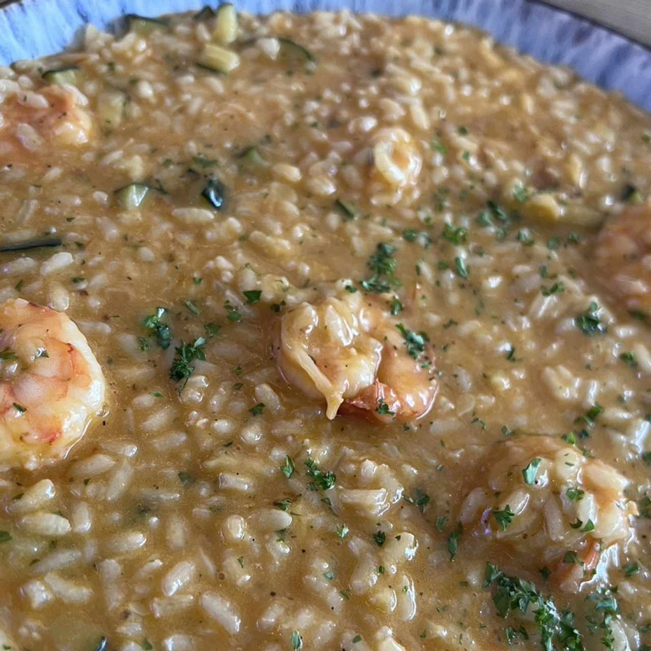 Risotto Gamberi e Zucchine