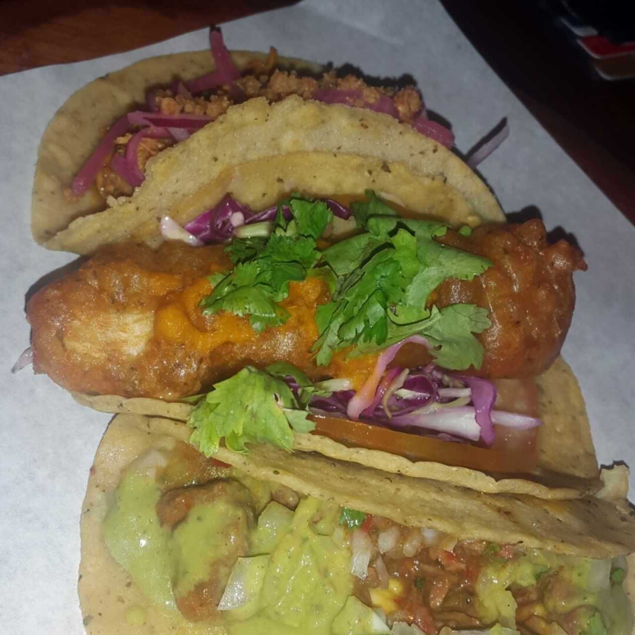 Trio tacos