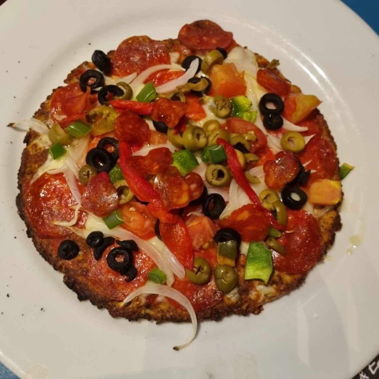 Menú Saludable - Pizza Vegetariana 