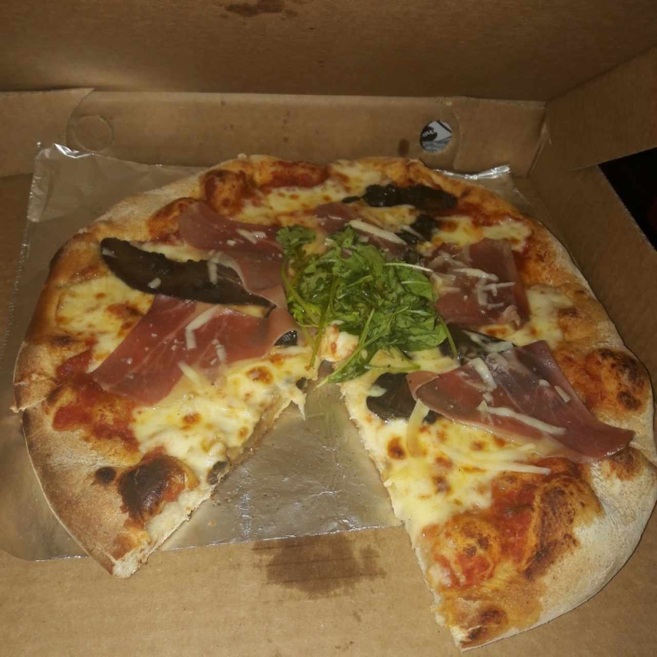 pizza porrobello Serrano 