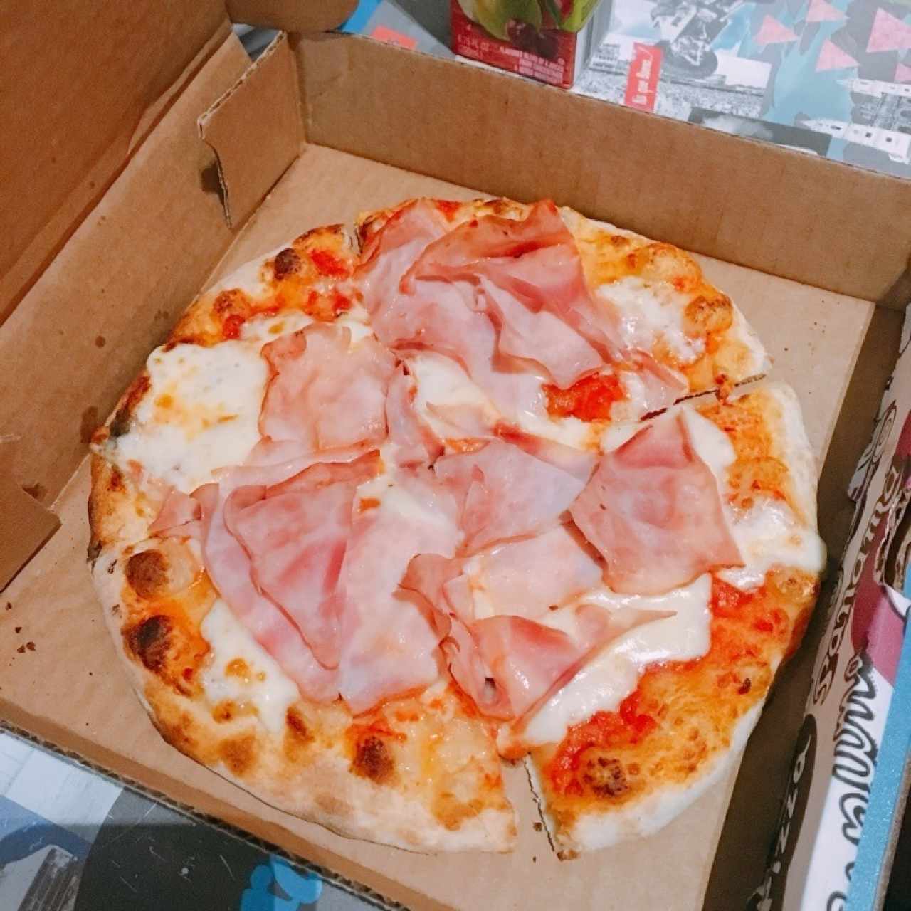 Pizza de jamón (menú de niños)