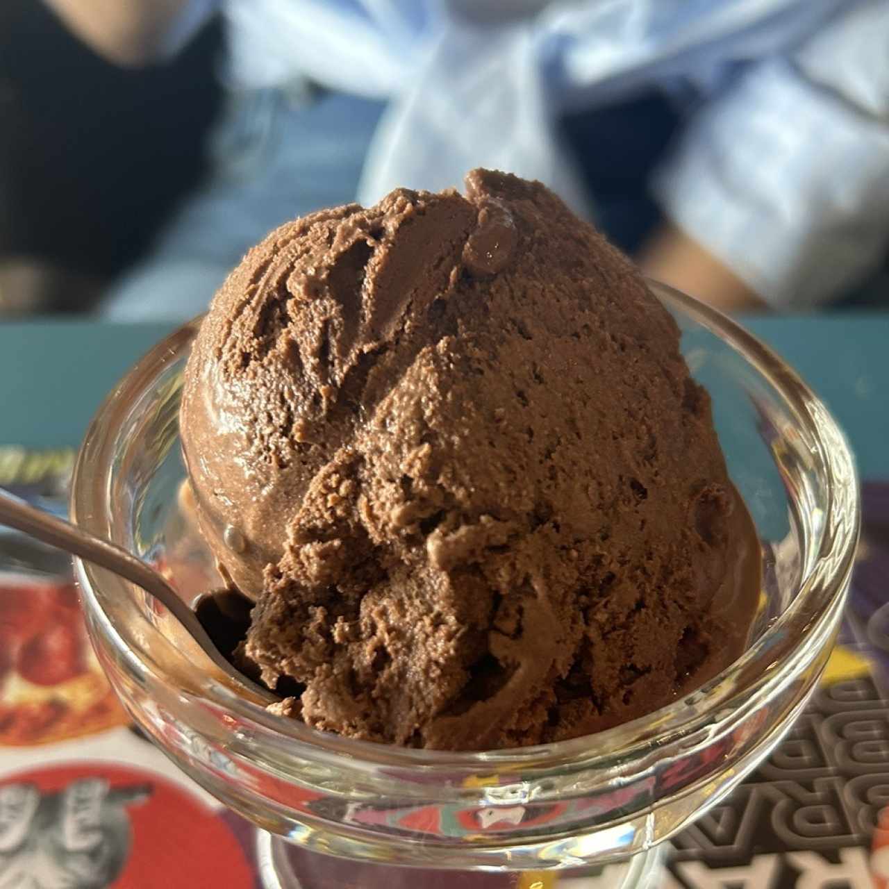 Helado de chocolate 