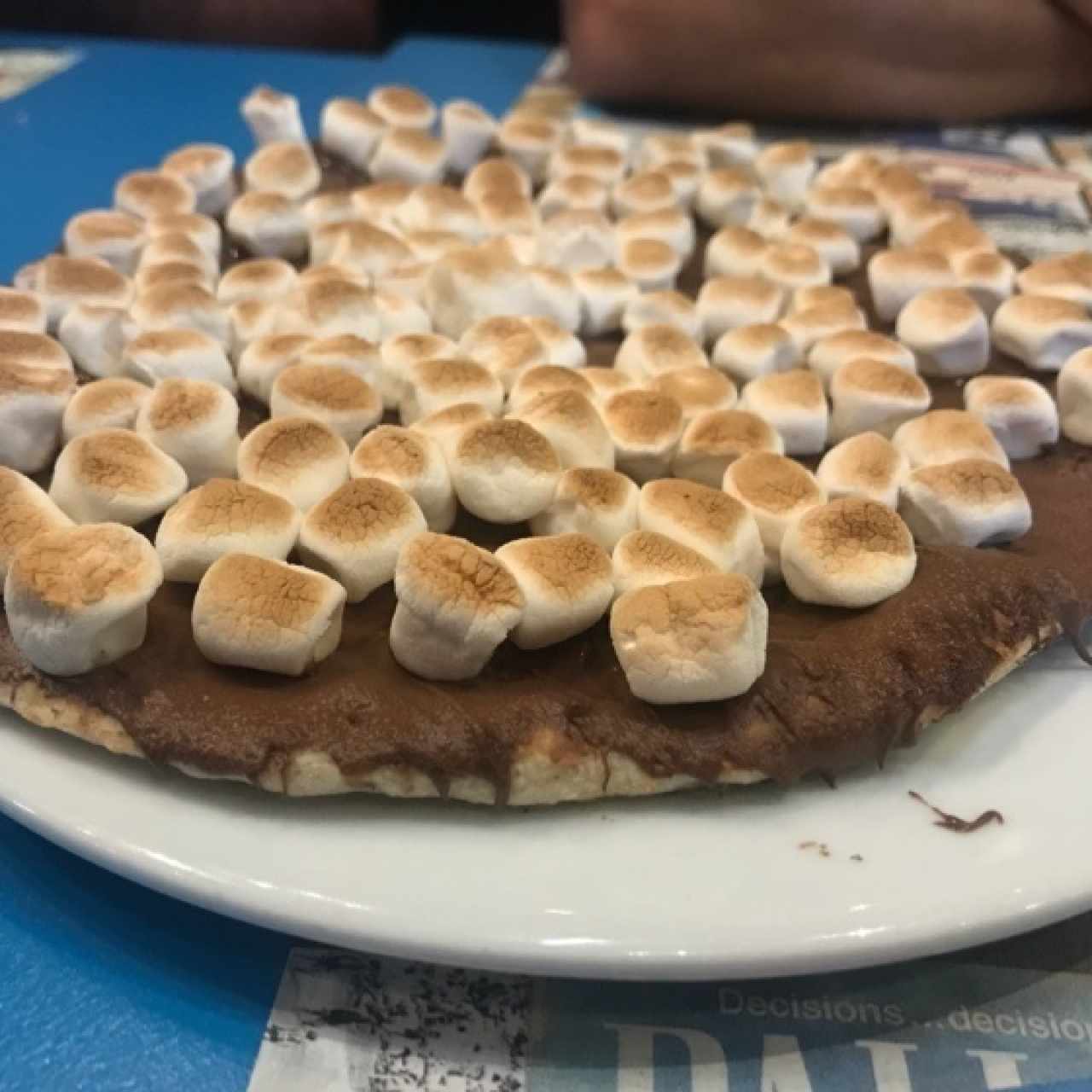 pizza malva y nutella