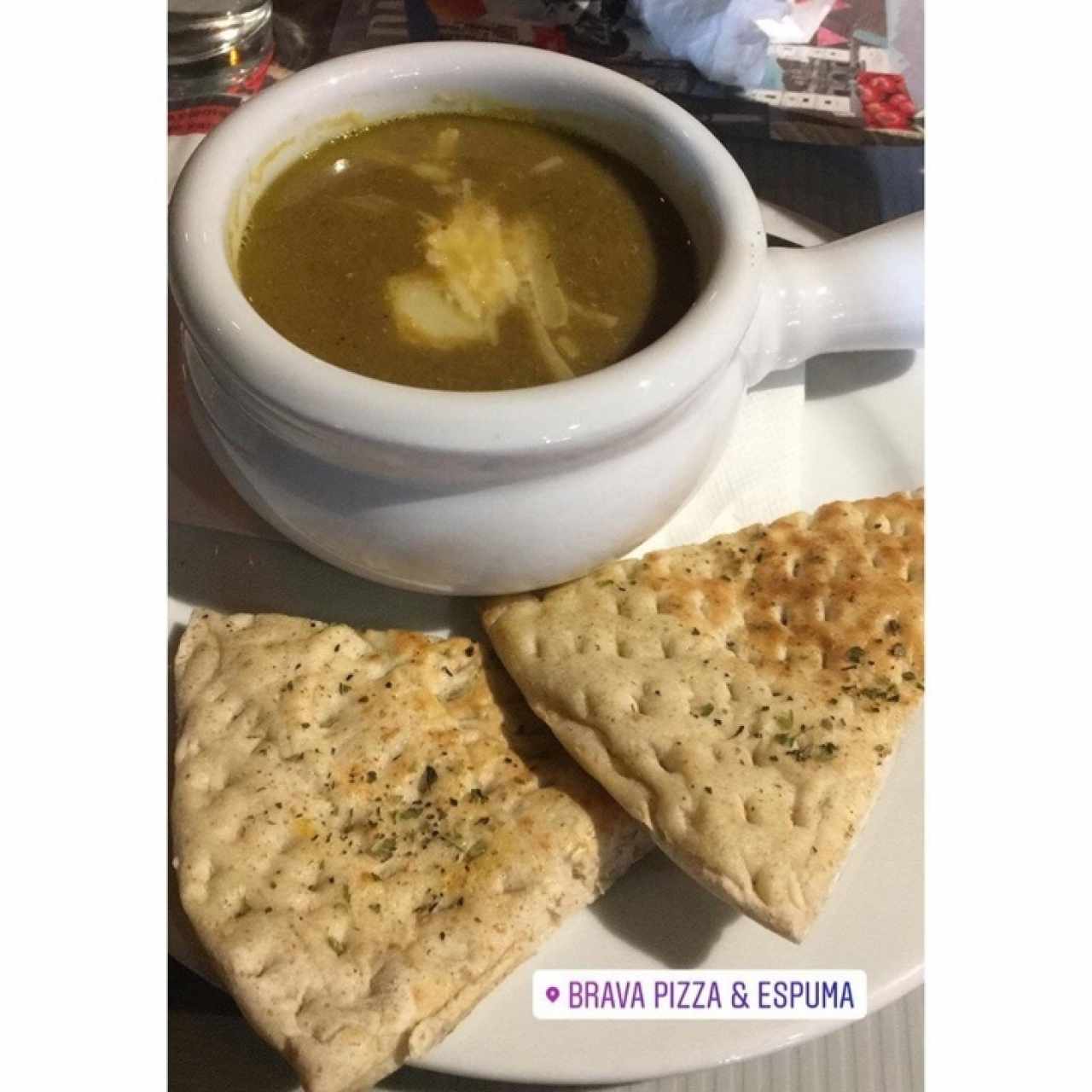 sopa de lentejas