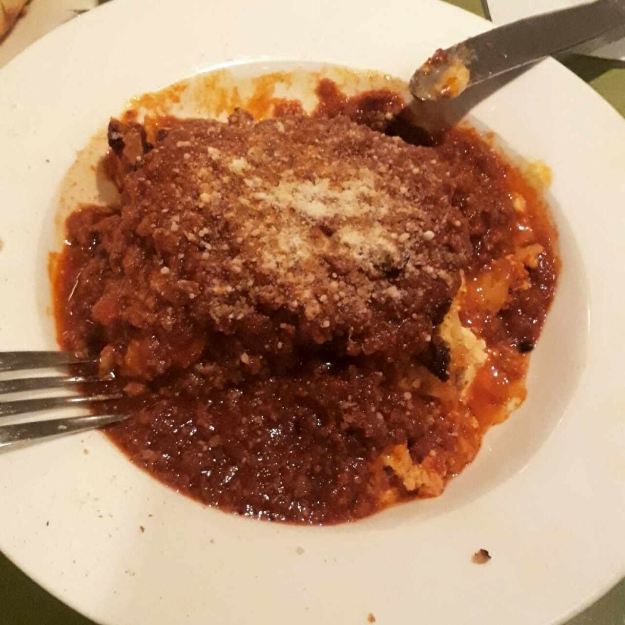 lasagna de carne bolonegsa