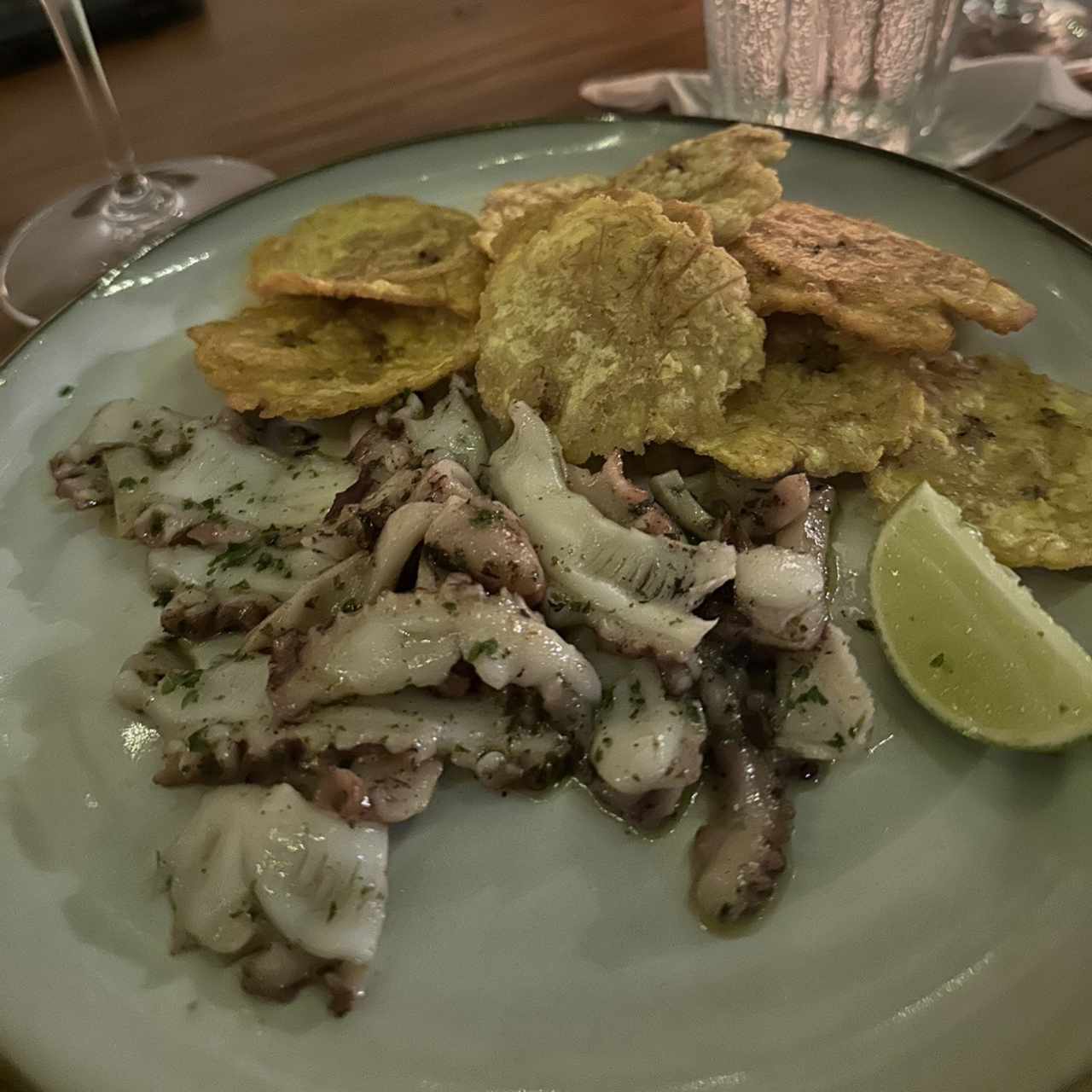 Pulpo al olivo