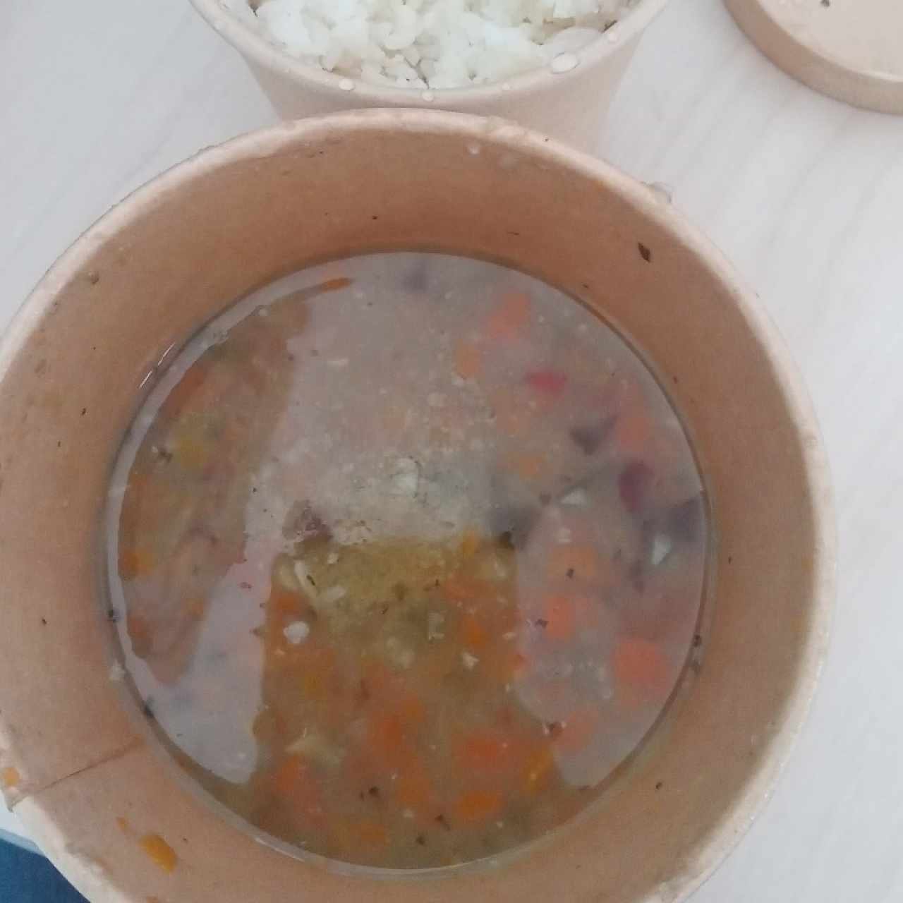 sopa de lentejas