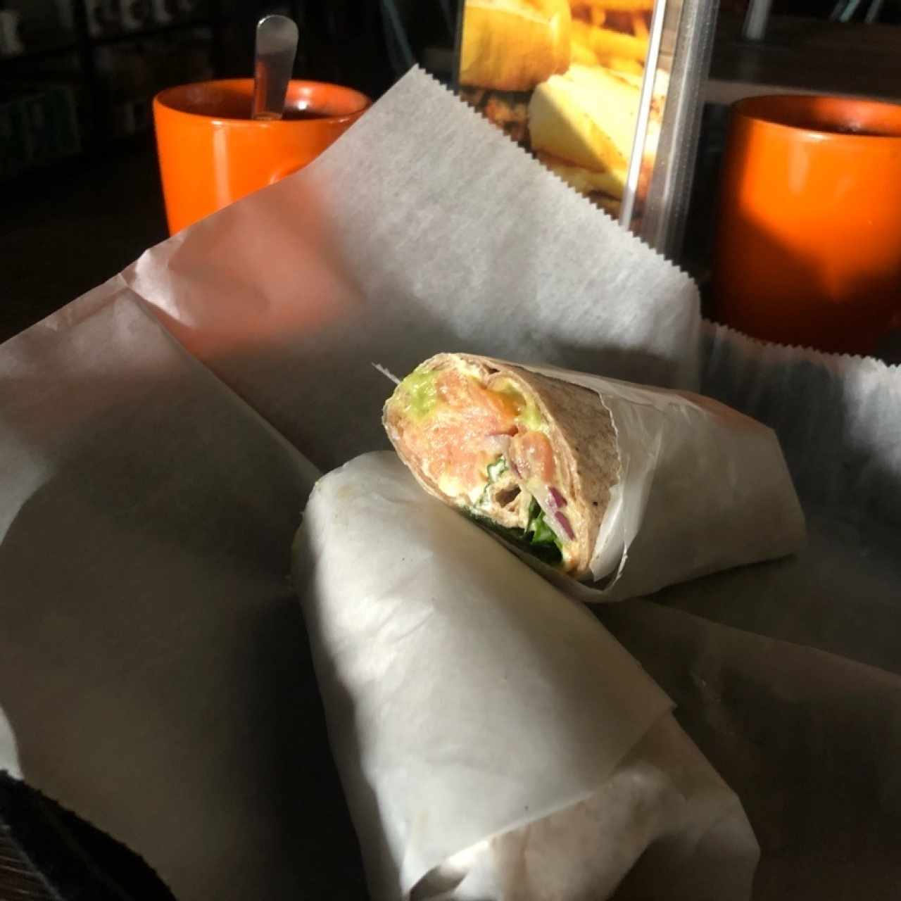 salmon wrap